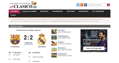 Desktop Screenshot of el-clasico.de