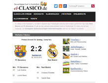 Tablet Screenshot of el-clasico.de